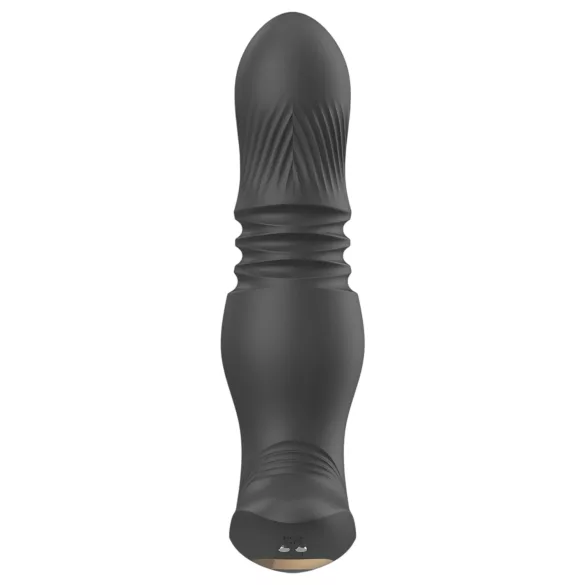 Aixiasia Roy - analni vibrator s daljinskim upravljačem, punjivi - crni