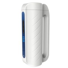   Aixiasia Rola - masturbator s vibracijskim usisom na baterije (bijeli)