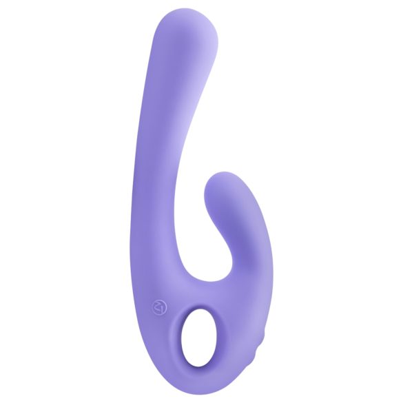 Nomi Tang Flex Bi - punjivi vibrator s klitoris stimulatorom (ljubičasti)