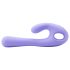 Nomi Tang Flex Bi - punjivi vibrator s klitoris stimulatorom (ljubičasti)