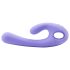 Nomi Tang Flex Bi - punjivi vibrator s klitoris stimulatorom (ljubičasti)