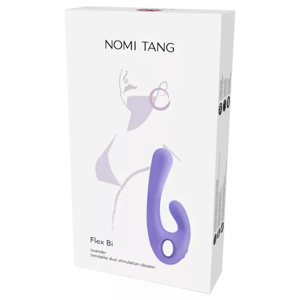 Nomi Tang - vibrator za G-točku i klitoris - punjivi, ljubičasti
