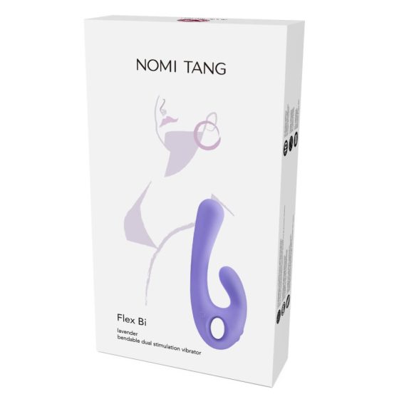 Nomi Tang Flex Bi - punjivi vibrator za klitoris (ljubičasti)