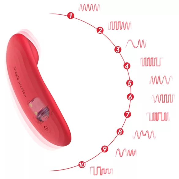 Magic Motion Nyx - vodootporni vibrator za klitoris - koralj