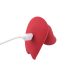 Magic Motion Umi - pametni, punjivi strap-on vibrator (crveni)