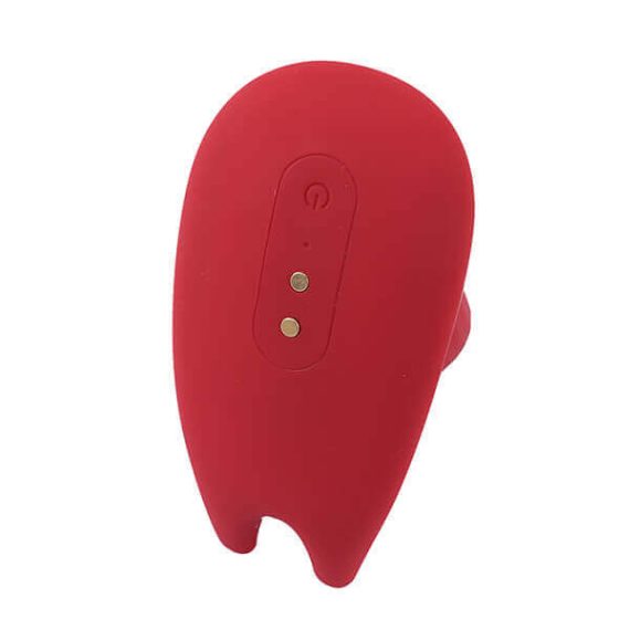 Magic Motion Umi - pametni vibrator na kopču na baterije (crveni)