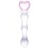 GLAS - prozirni stakleni dildo u obliku srca