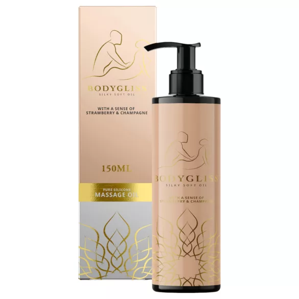 Bodygliss - masažno ulje i lubrikant - jagoda (150ml)