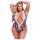Baci Plus Size - cvjetni čipkasti body