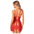 Obsessive Claussica - babydoll i tanga (crvena)