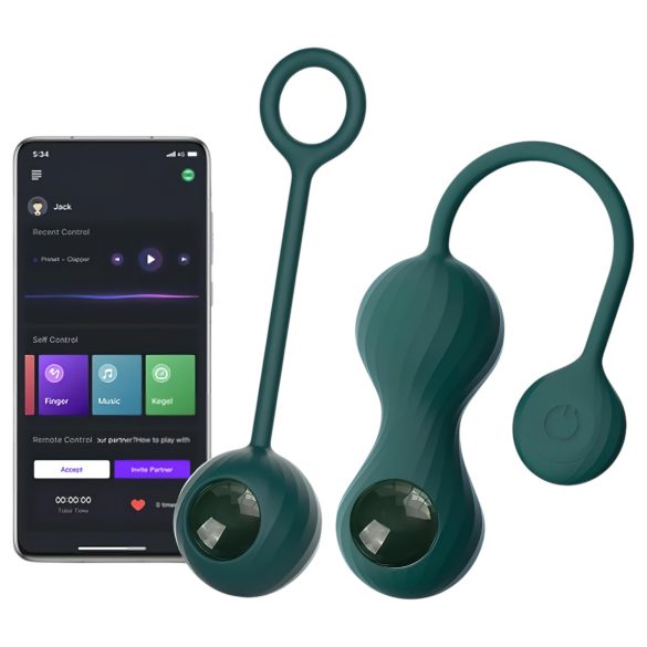 Magic Motion Crystal Duo - pametni set Kegel kuglica - (zelene)
