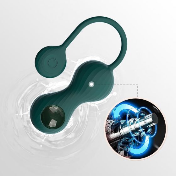 Magic Motion Crystal Duo - set pametnih loptica za gejše - zelena - (2 dijela)