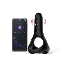   Magic Motion Rise - pametni, punjivi vibrirajući prsten za penis (crni)