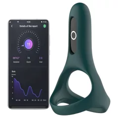  Magic Motion Rise - vibracijski prsten za penis s upravljanjem putem aplikacije, za muškarce (zelena)