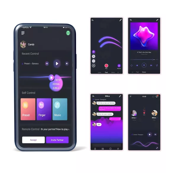 Magic Motion Rise - penis prsten s vibracijom - pametan, punjivi - zeleni