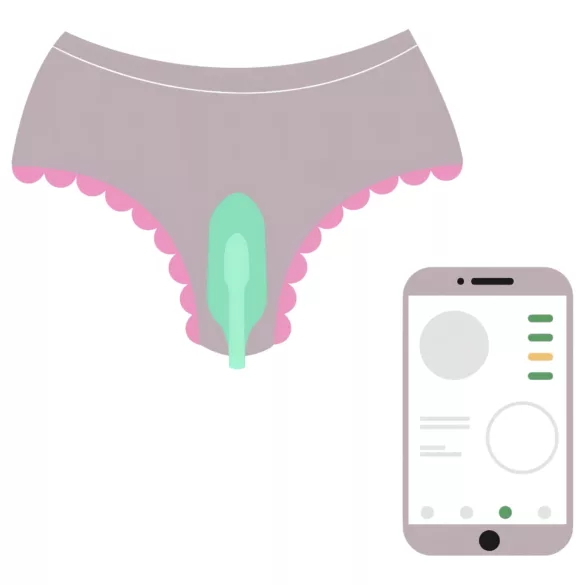 Magic Motion FitCute - vaginalna kuglica s aplikacijom - punjiva - menta