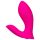 Lovense Flexer Panty - punjivi 2u1 vibrator (roza)