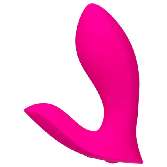 Lovense Flexer Panty - punjivi 2u1 vibrator (roza)