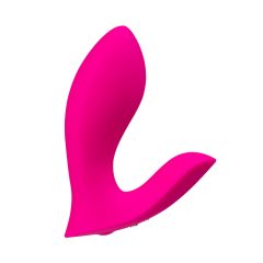 LOVENSE Flexer Panty - punjiva, 2u1 vibrator (roza)