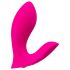 Lovense Flexer Panty - punjivi 2u1 vibrator (roza)