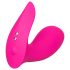 Lovense Flexer Panty - punjivi 2u1 vibrator (roza)