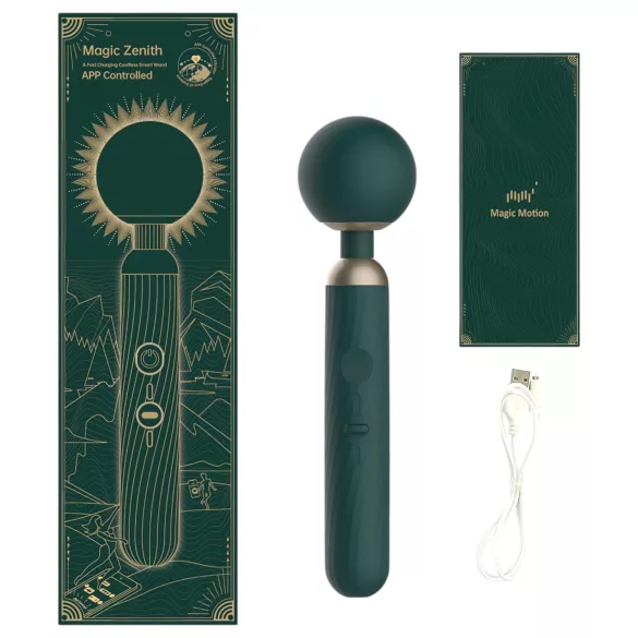 Magic Motion Zenith - vibrator za masažu - pametni - silikon - zeleni