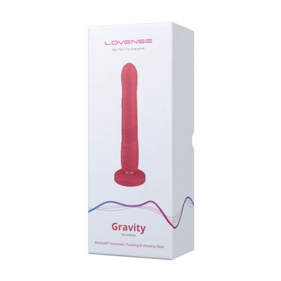 LOVENSE Gravity - vibrator na baterije, nožni pogon (crveni)