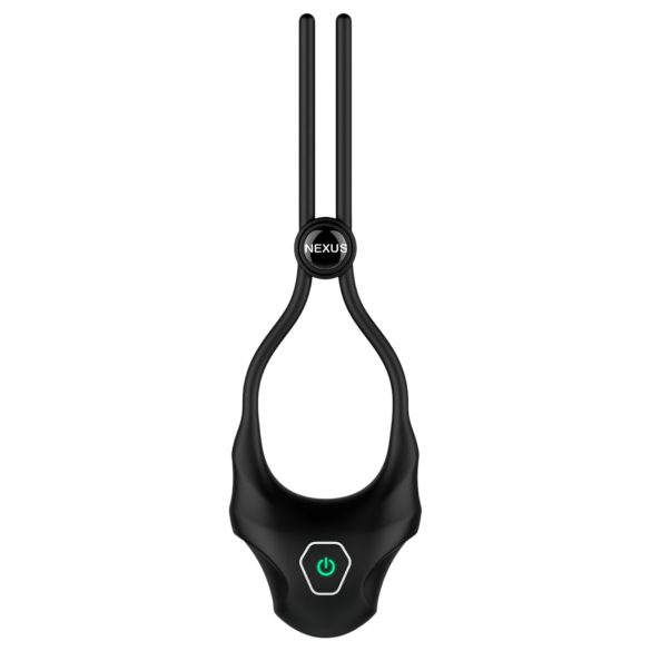 Nexus Forge - podesivi vibracijski prsten za penis (crni)