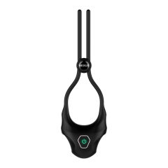   Nexus Forge - podesivi, vibrirajući laso prsten za penis (crni)