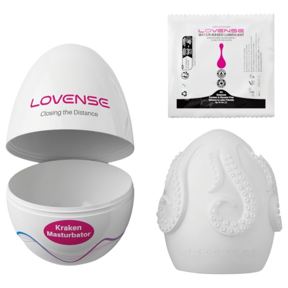 LOVENSE Kraken - bijeli vibrator jaje - 1 komad
