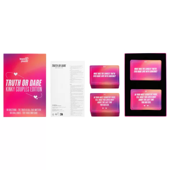 Tease&Please - igra istine ili izazova za parove - engleski