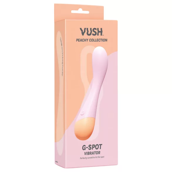 Vush Peachy G-Spot - vibrator za G-točku na punjenje - silikon - roza
