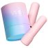 Vush Pop Gloss - baterijski vodootporni mini vibrator (roza)