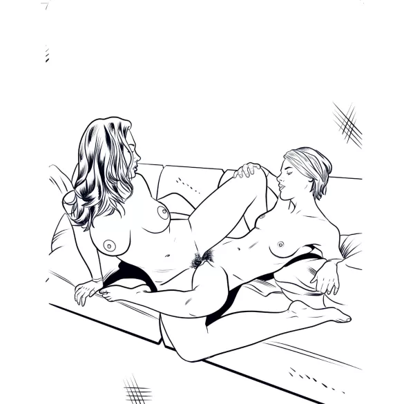WoodRocket - erotska bojanka za odrasle - lezbijska pornografija
