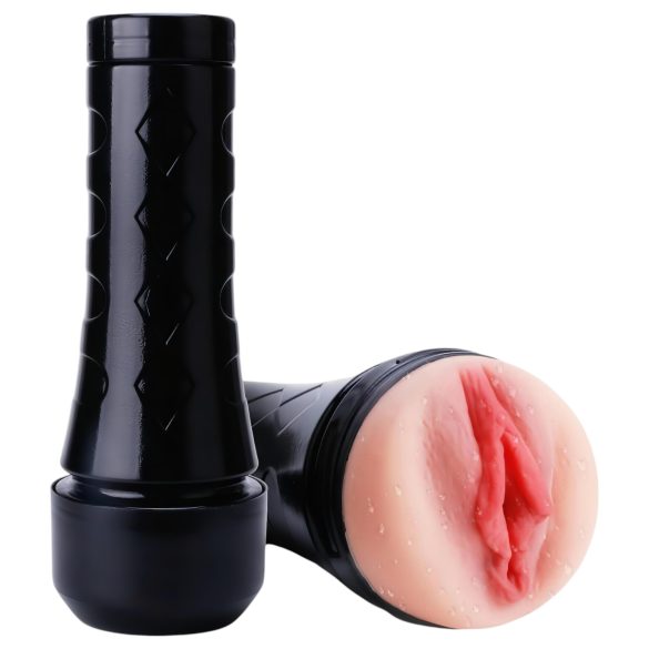 Tracy's Dog 3D Stroker - realistična vagina u futroli (crna-prirodna)