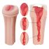 Tracy's Dog 3D Stroker - realistična vagina u futroli (crna-prirodna)