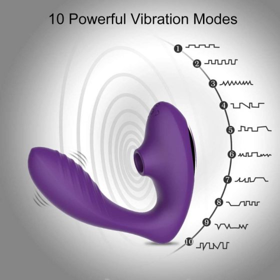 Tracy's Dog OG - Vodootporni vibrator G-točke i stimulator klitorisa (ljubičasti)
