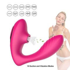   Tracy's Dog OG - vodootporni vibrator G-točke i stimulator klitorisa (roza)