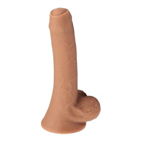 Tracy's Dog Uncut Foreskin - dildo za testise (21cm) - prirodan